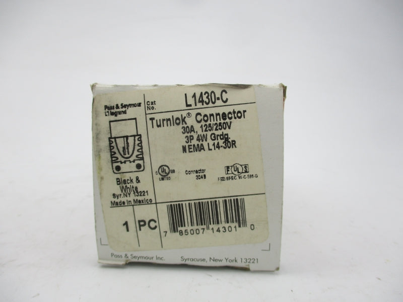 PASS & SEYMOUR L1430-C 125/250V 30A NSMP