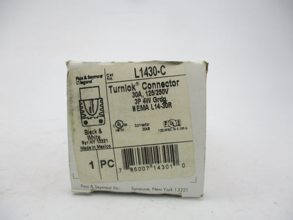 PASS & SEYMOUR L1430-C 125/250V 30A NSMP
