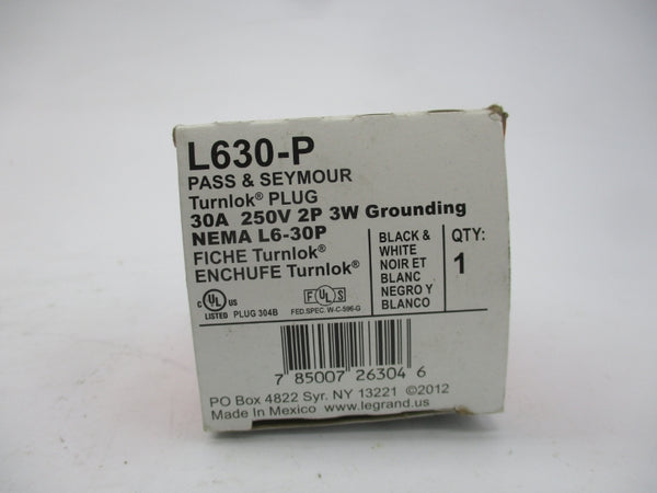 PASS & SEYMOUR L630-P 250V 30A NSMP