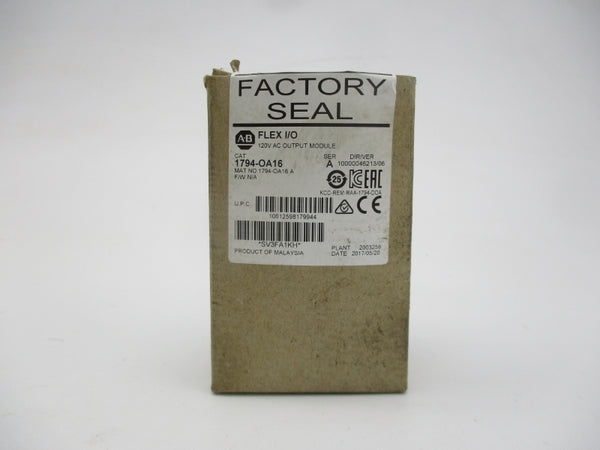 ALLEN BRADLEY 1794-OA16 SER. A 120VAC NSMP