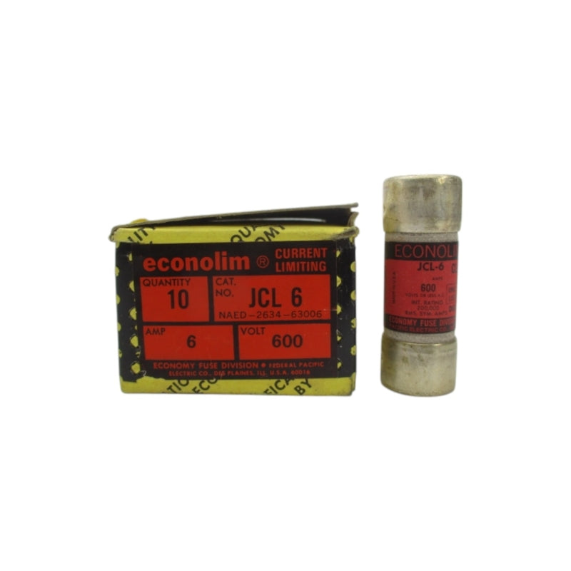 FEDERAL PACIFIC ELECTRIC JCL6 600VAC 6A (PKG OF 10) NSMP