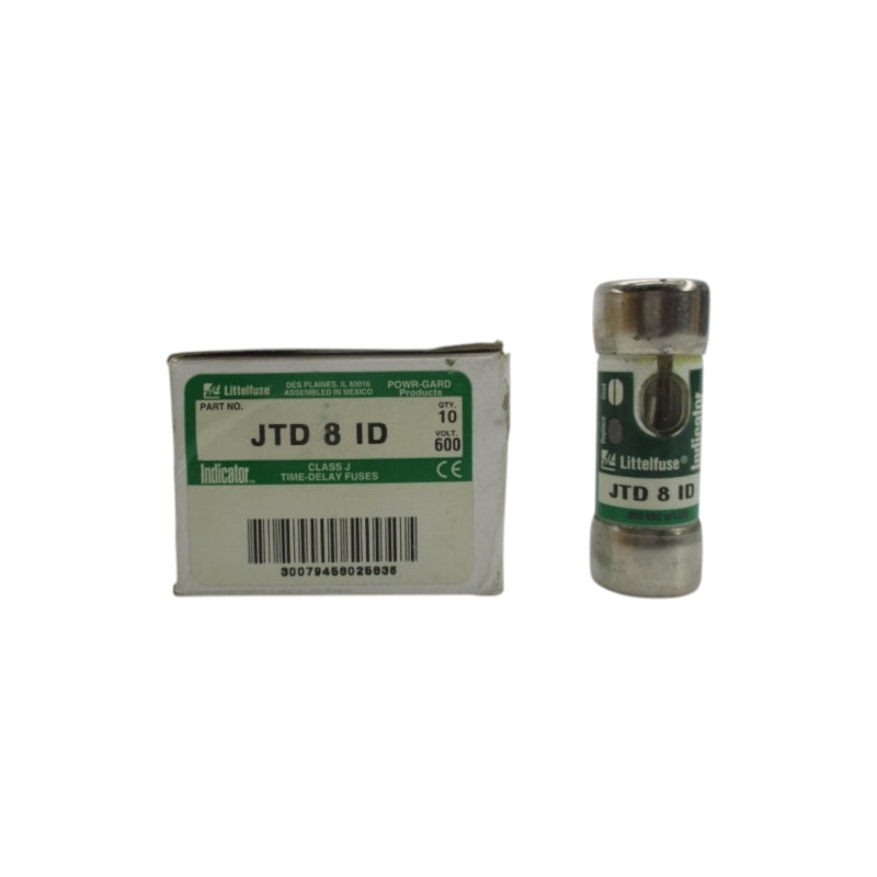 LITTELFUSE JTD8ID 600VAC 8A (PKG OF 10) (WH/GR) NSMP