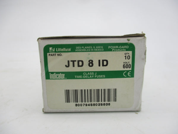 LITTELFUSE JTD8ID 600VAC 8A (PKG OF 10) (WH/GR) NSMP