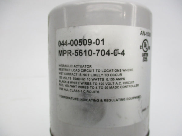 ACTUATOR 044-00509-01 MPR-5610-704-0-4 120V 0.135A NSNP