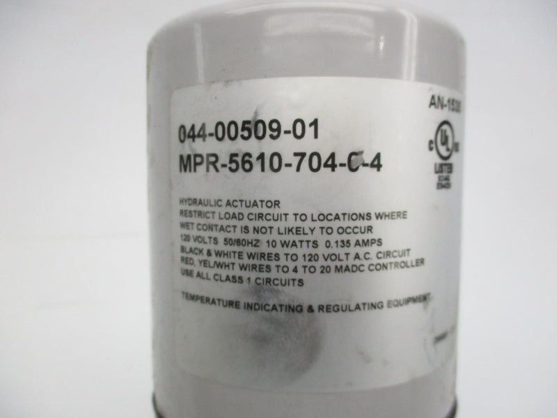 ACTUATOR 044-00509-01 MPR-5610-704-0-4 120V 0.135A NSNP