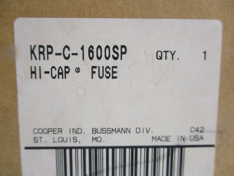 BUSSMANN KRP-C-1600SP 1600A (BROWN) NSFS