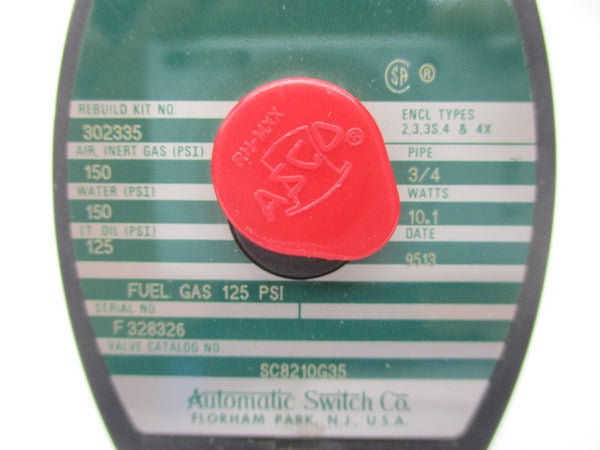 ASCO SC8210G35 150PSI UNMP