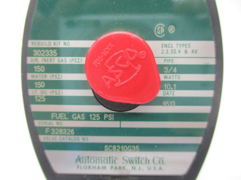 ASCO SC8210G35 150PSI UNMP