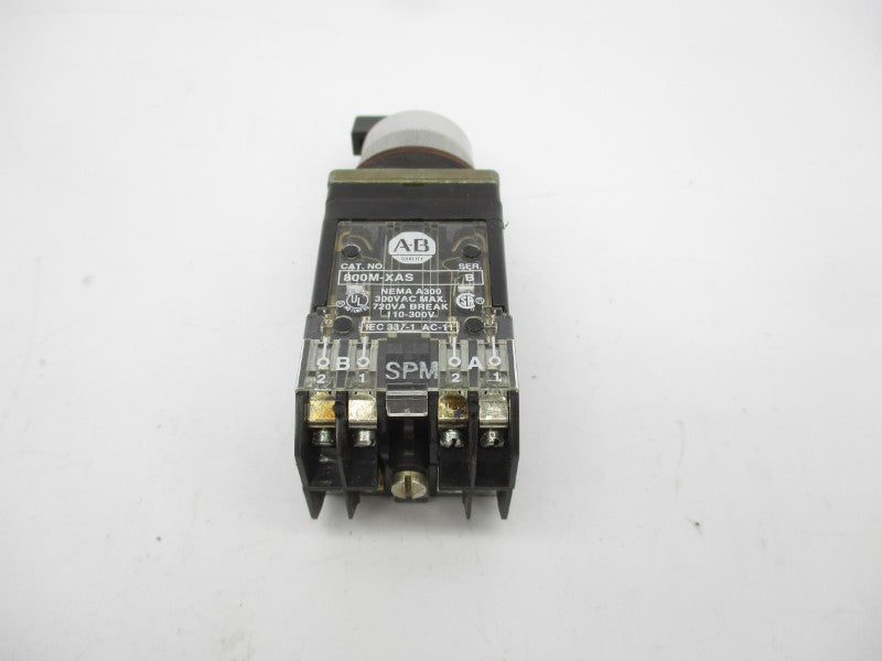 ALLEN BRADLEY 800MR-H33B SER. A 300VAC NSNP