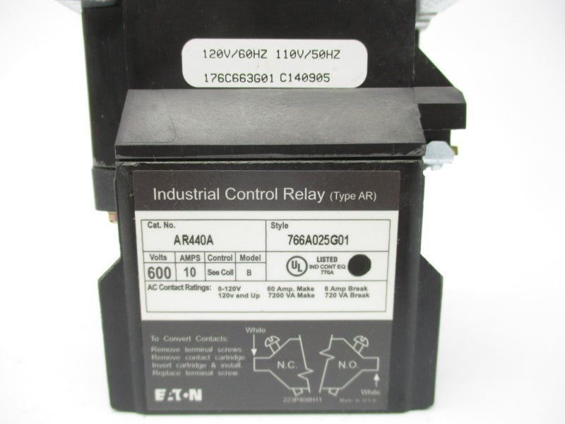 EATON 766A025G01 110/120V 10A NSMP