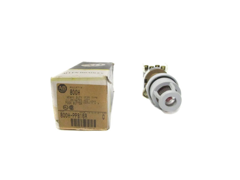 ALLEN BRADLEY 800H-PPB16R SER. C 120V (BK/YL) NSMP