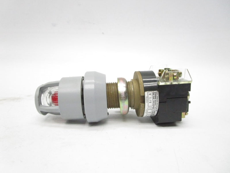 ALLEN BRADLEY 800H-PPB16R SER. C 120V (BK/YL) NSMP