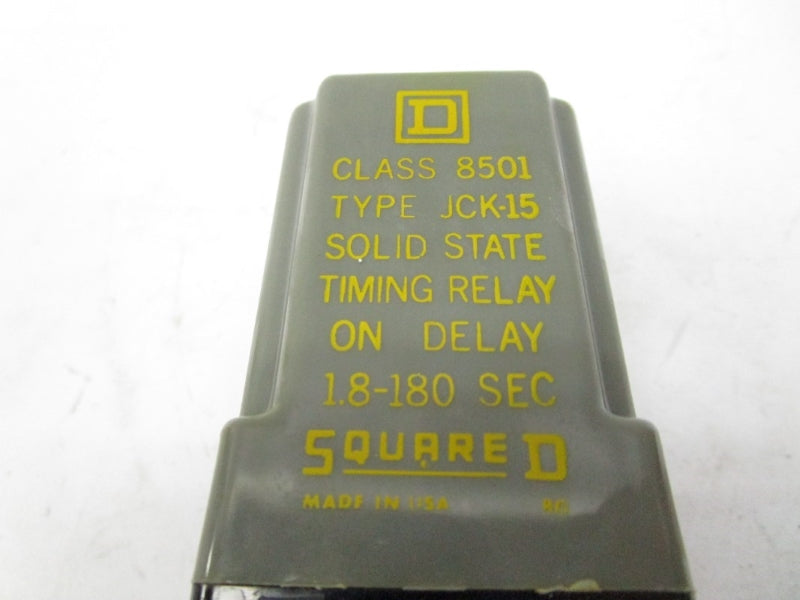 SQUARE D 8501JCK-15 24VAC/DC 5A 1.8-180S NSMP