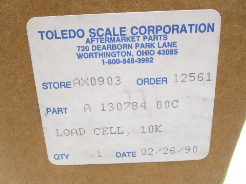 TOLEDO SCALE A13078400C 15VAC/DC NSMP