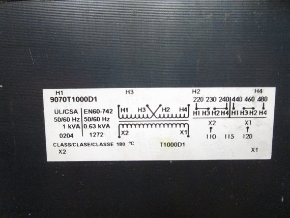 SQUARE D 9070T1000D1 480V NSMP