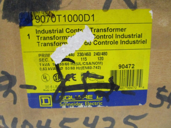 SQUARE D 9070T1000D1 480V NSMP
