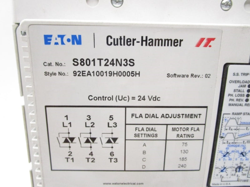 CUTLER HAMMER S801T24N3S 92EA10019H0005H 600VAC 240A NSMP