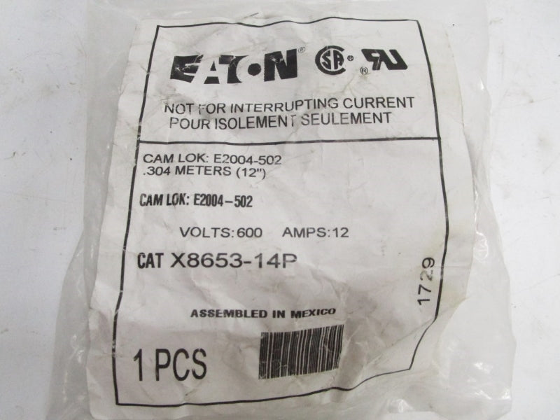 EATON X8653-14P 600V 12A NSMP
