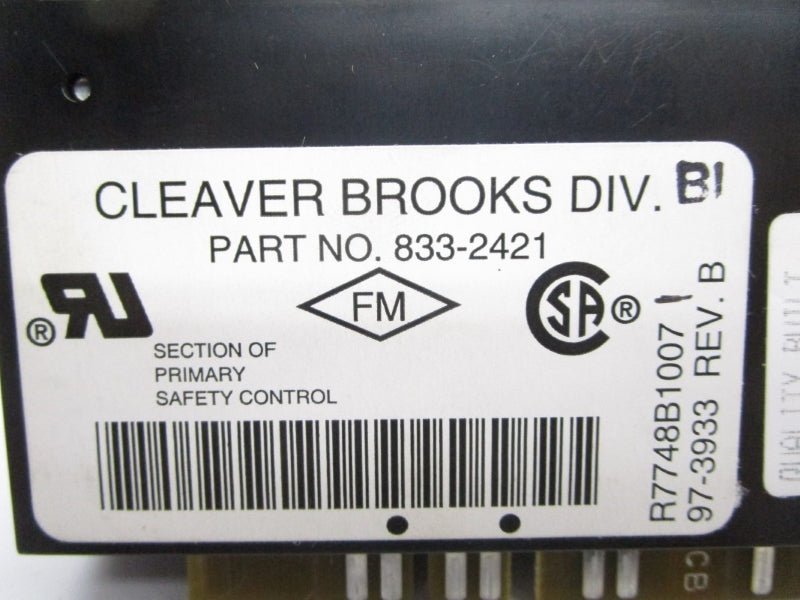 CLEVER BROOKS 833-2421 UNMP
