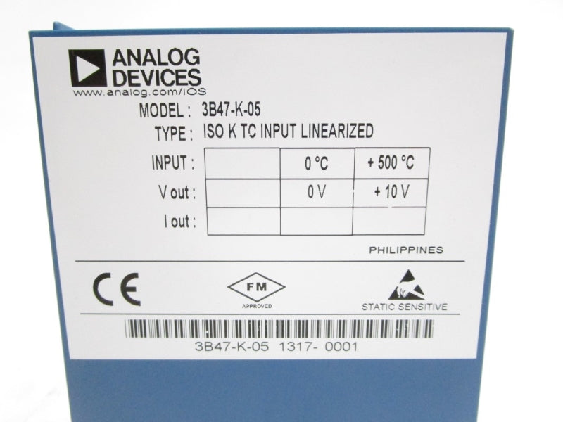 ANALOG DEVICES 3B47-K-05 10V NSNP