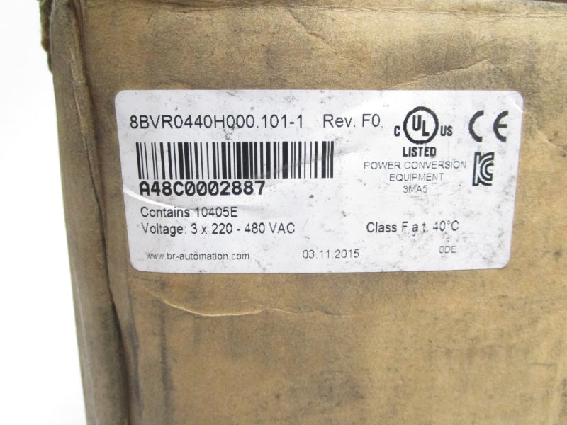 BR AUTOMATION 8BVR0440H000.101-1 A48C0002887 220-480VAC NSMP
