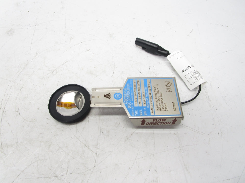 CONTINENTAL DISC CORP 1-1/2" SANITRX 8245414A 43PSIG NSMP
