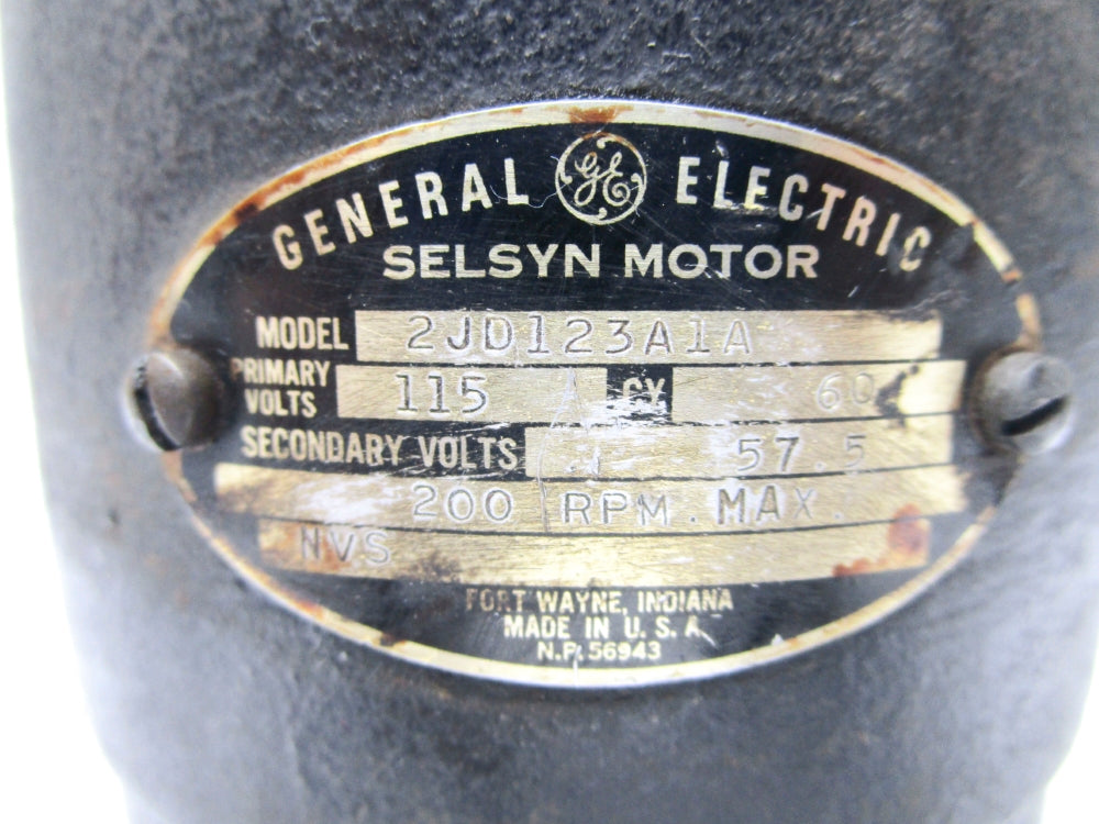 GENERAL ELECTRIC 2JD123A1A UNMP