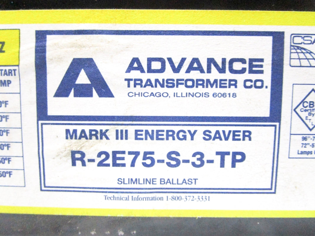 ADVANCE R-2E75-S-3-TP 120V NSNP