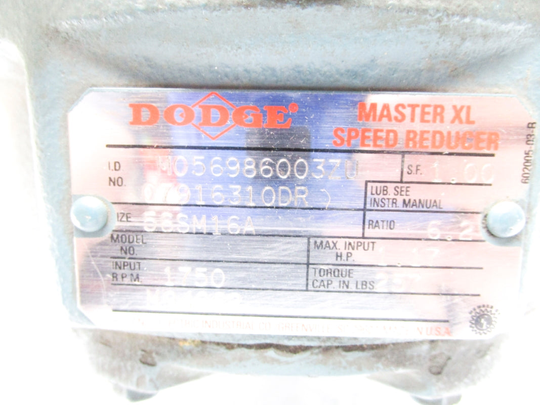 DODGE M056986003ZU 07916310DR UNMP