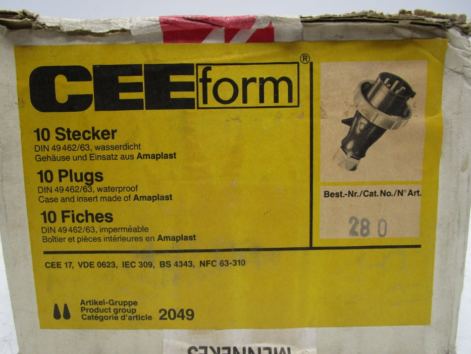 MENNEKES 280 (PKG OF 10) NSFS