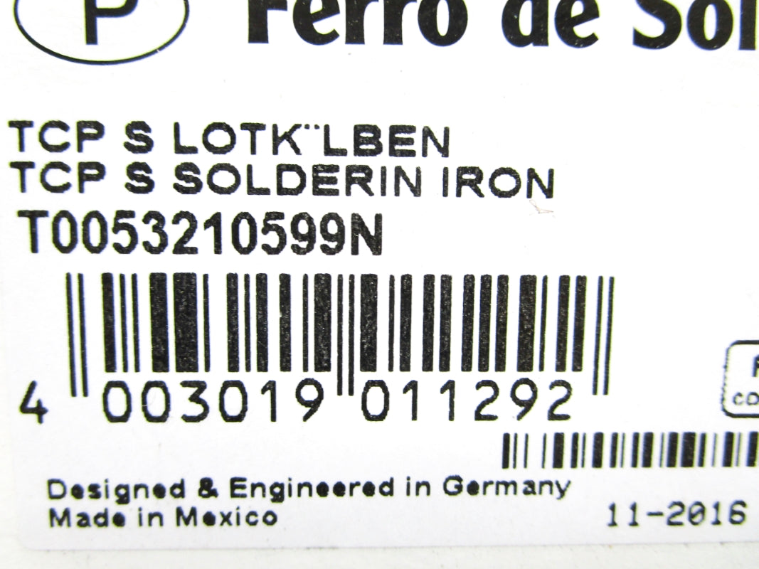 WELLER T0053210599N NSMP