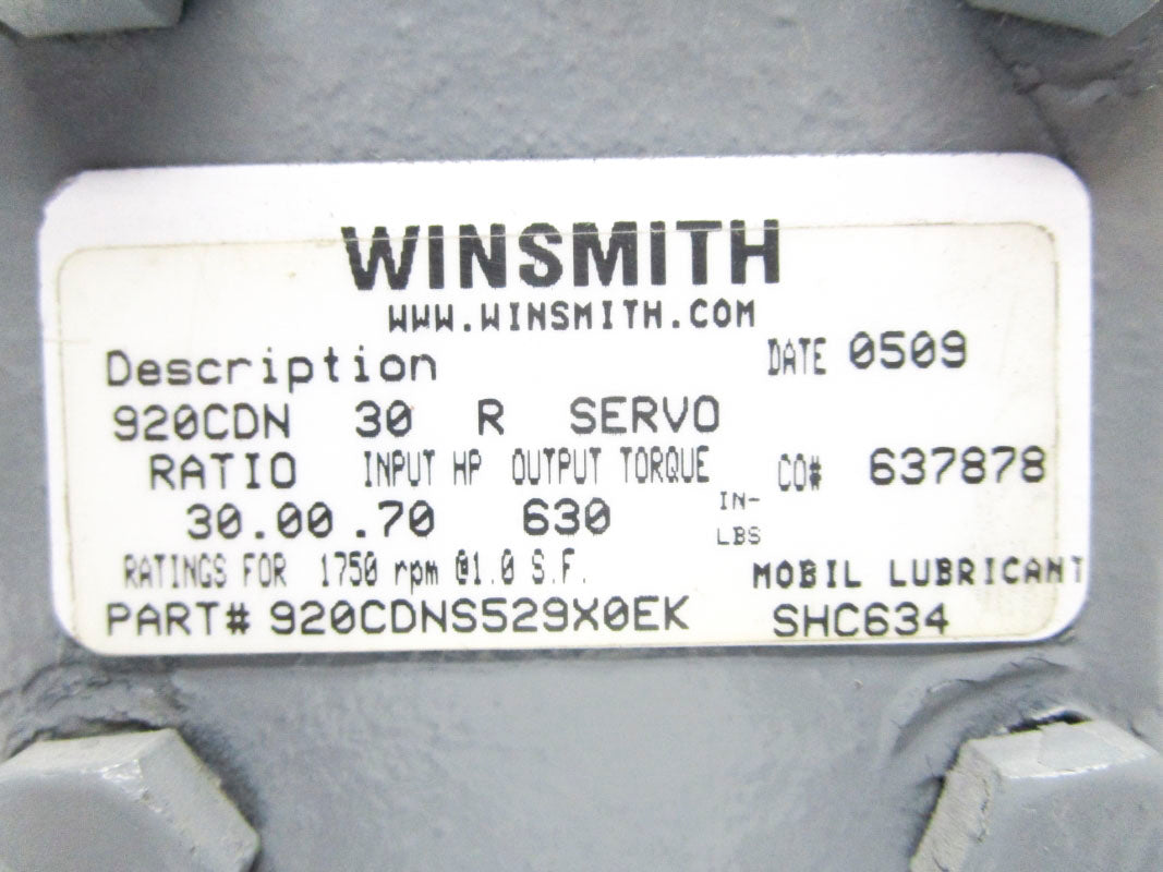 WINSMITH 920CDNS529X0EK 920CDN30R UNMP