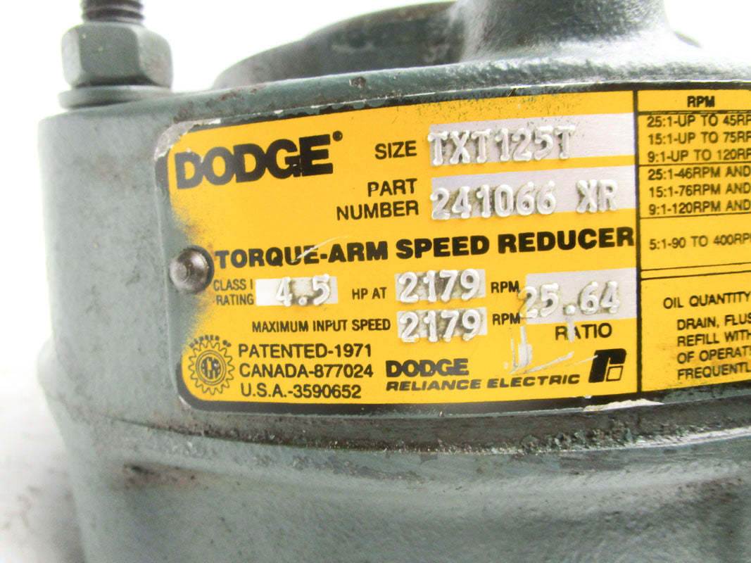 DODGE 241066 XR TXT125T UNMP