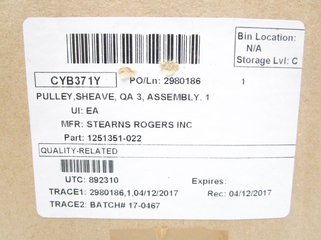 STEARNS ROGERS 1251351-002 NSMP