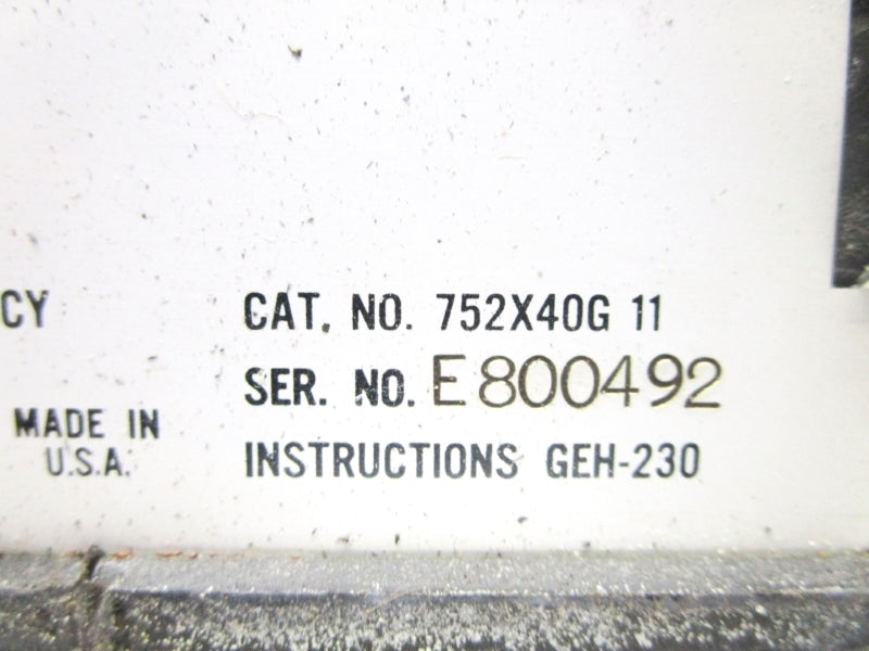 GENERAL ELECTRIC JKM-2 752X40G11 NSMP