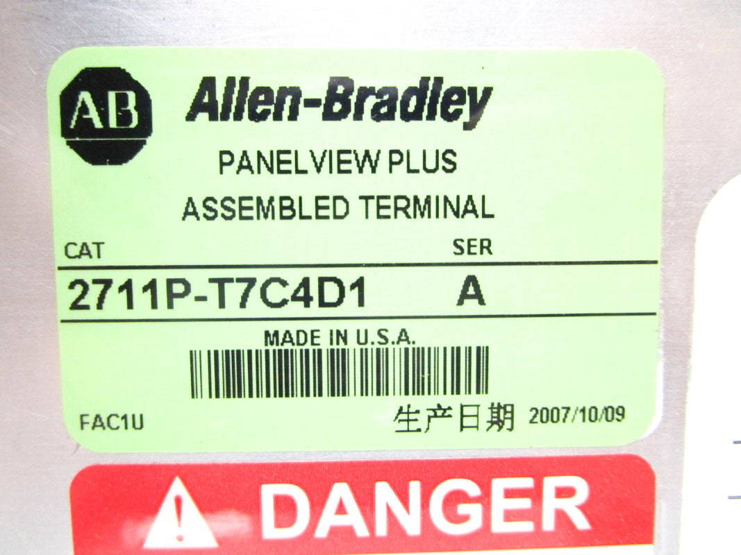 INDUSTRIAL SPARE PART 2711P-T7C4D1 SER. A 24VDC NSMP