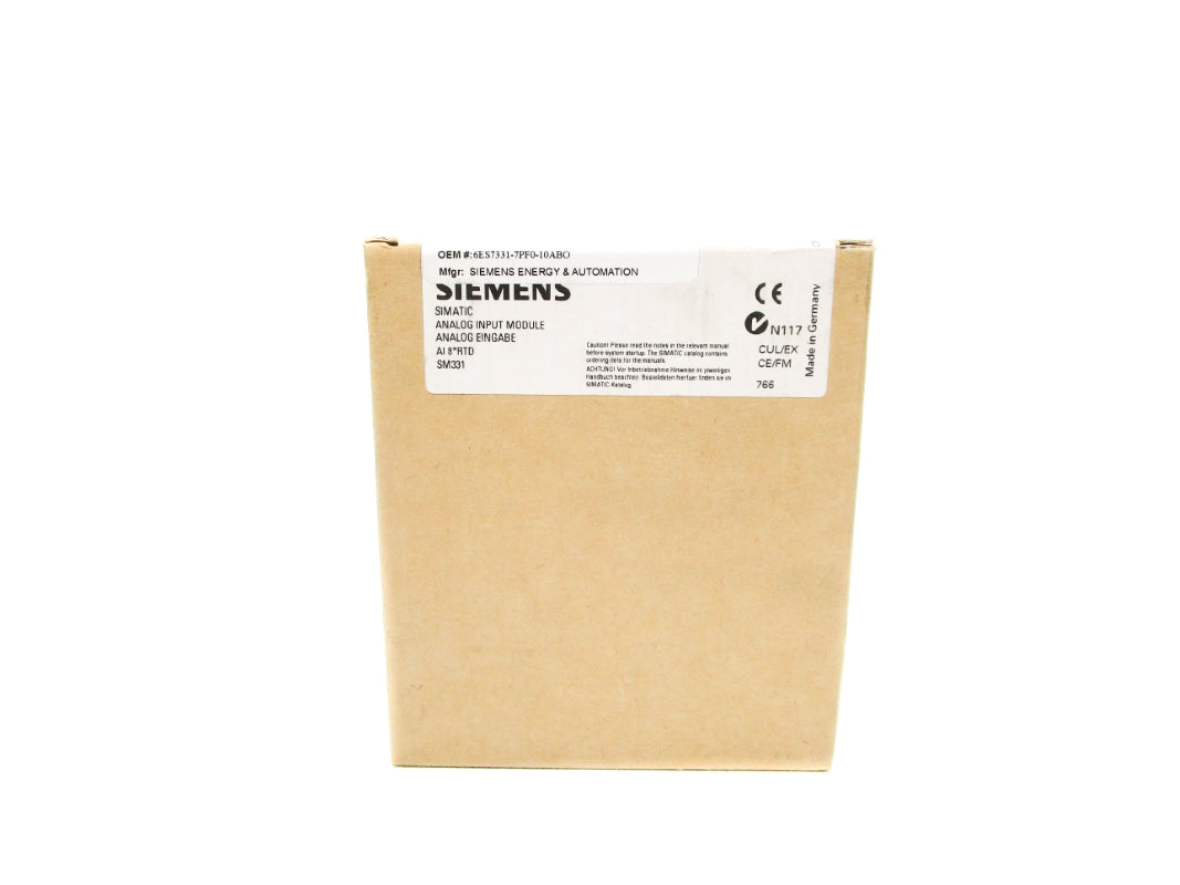 SIEMENS 6ES7331-7PF01-0AB0 NSFS