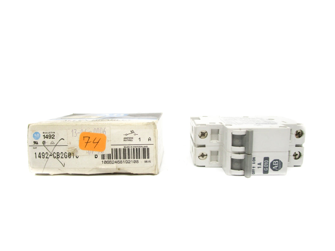 ALLEN BRADLEY 1492-CB2G010 SER. B 480VAC 1A (BK/BL) NSMP