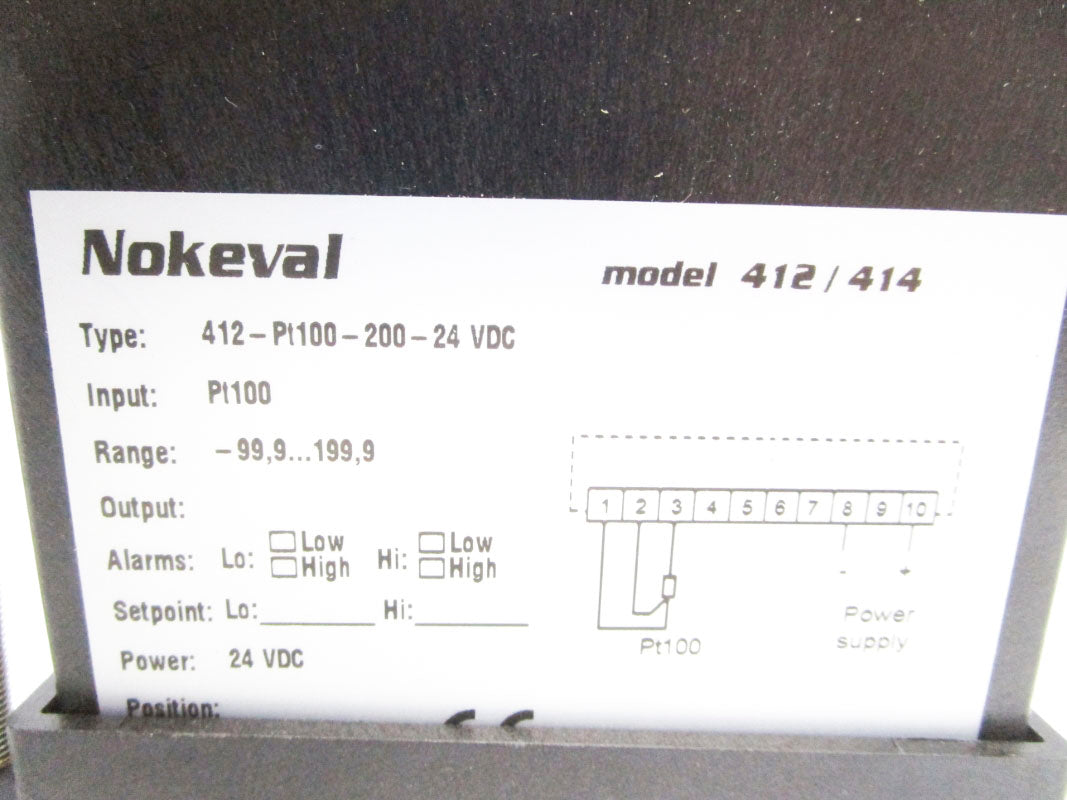 NOKEVAL 412/414 412-PT100-200-24VDC 24VDC NSMP