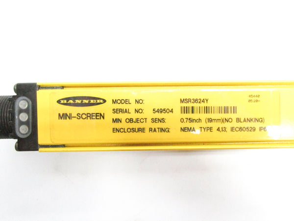 BANNER ENGINEERING MSR3624Y NSNP