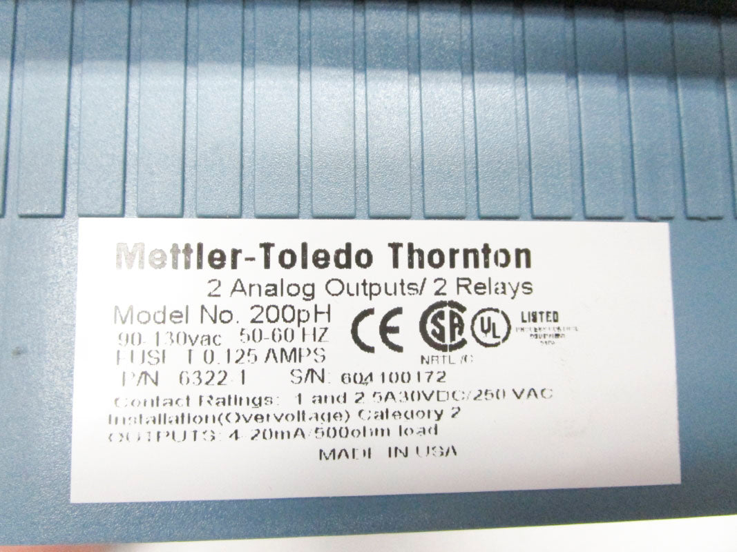 METTLER TOLEDO THORNTON 200PH 90-130VAC 125A NSMP