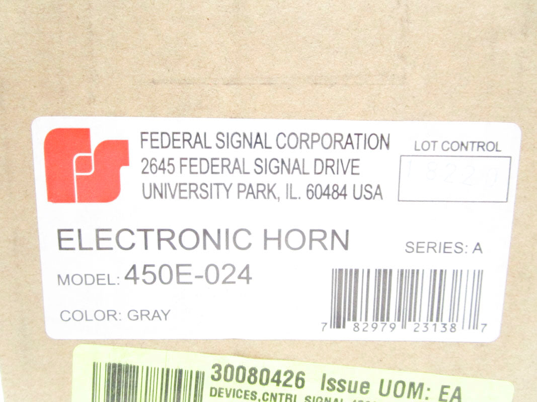 FEDERAL SIGNAL 450E-024 SER. A 12-24VDC 0.25A NSMP