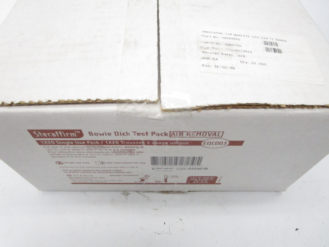 STERAFFIRM EQC003 250-255'F (PKG OF 20) NSFS