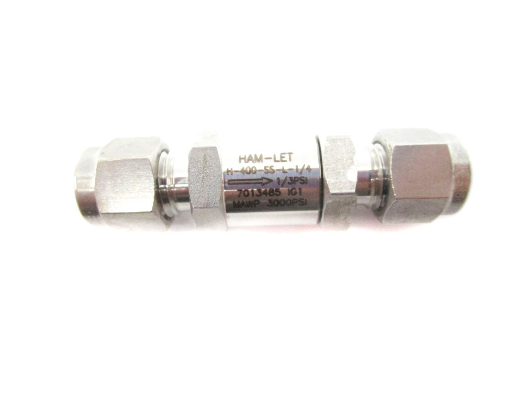 HAMLET H-400-SS-L-1/4-1/3PSI 3000PSI NSNP