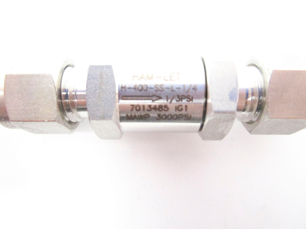 HAMLET H-400-SS-L-1/4-1/3PSI 3000PSI NSNP