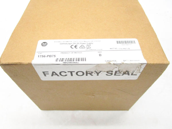 ALLEN BRADLEY 1756-PB75 SER. B 24VDC DATE: 2015 NSFS