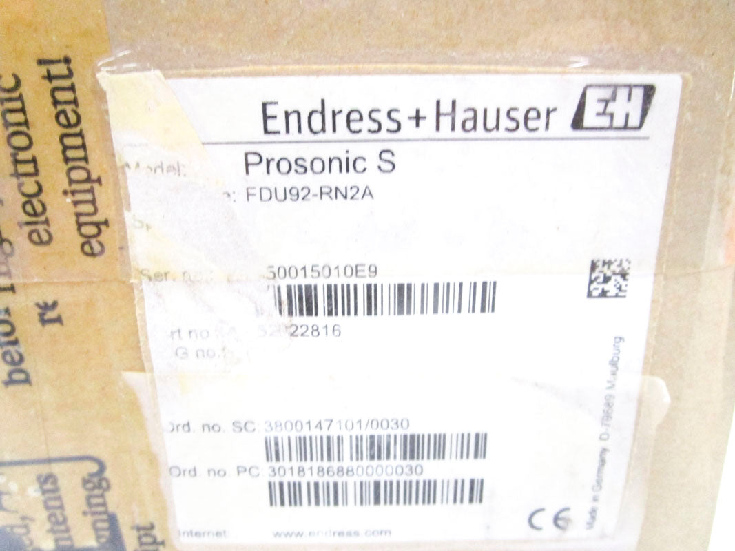 ENDRESS+HAUSER FDU92-RN2A 58PSI NSMP