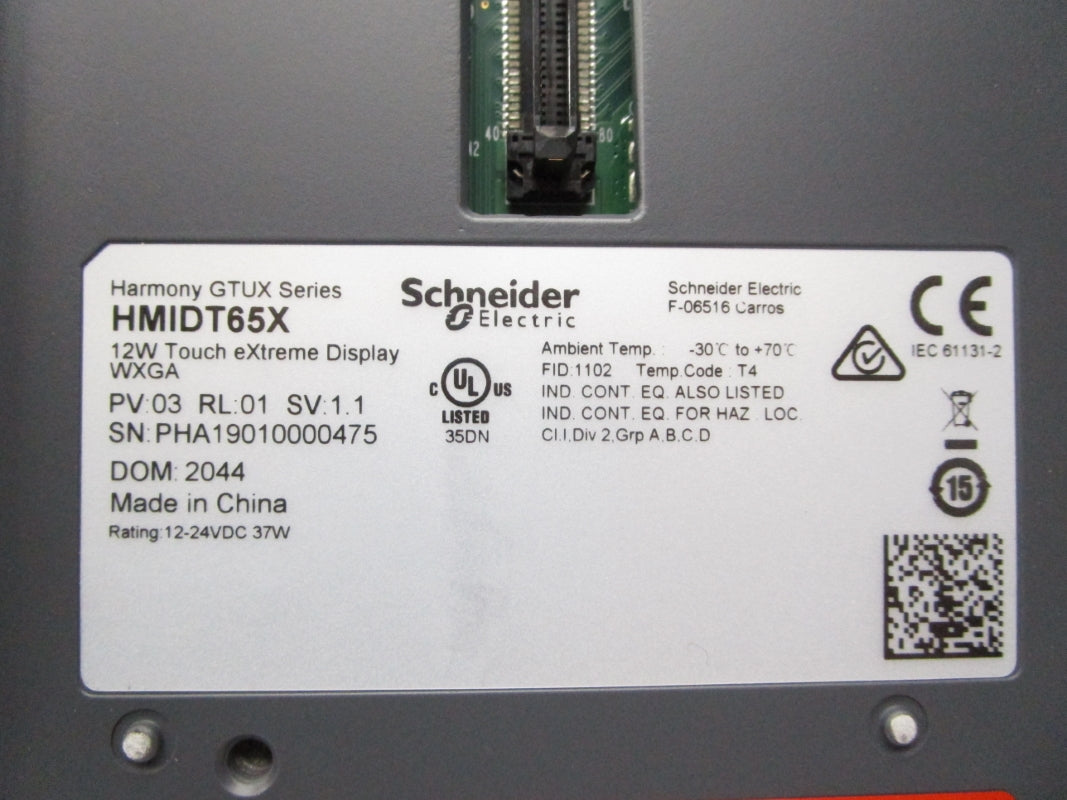 SCHNEIDER ELECTRIC HMIDT65X 12-24VDC NSNP