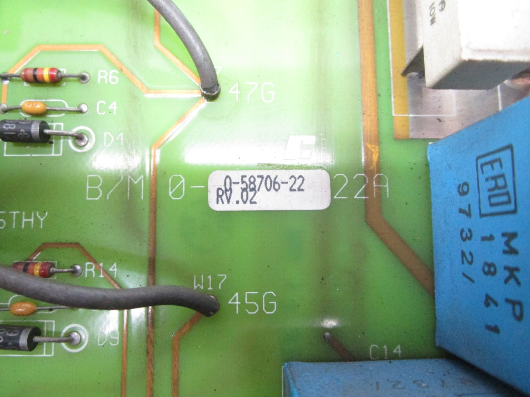 RELIANCE ELECTRIC 0-58706-22 REV. 02 UNMP
