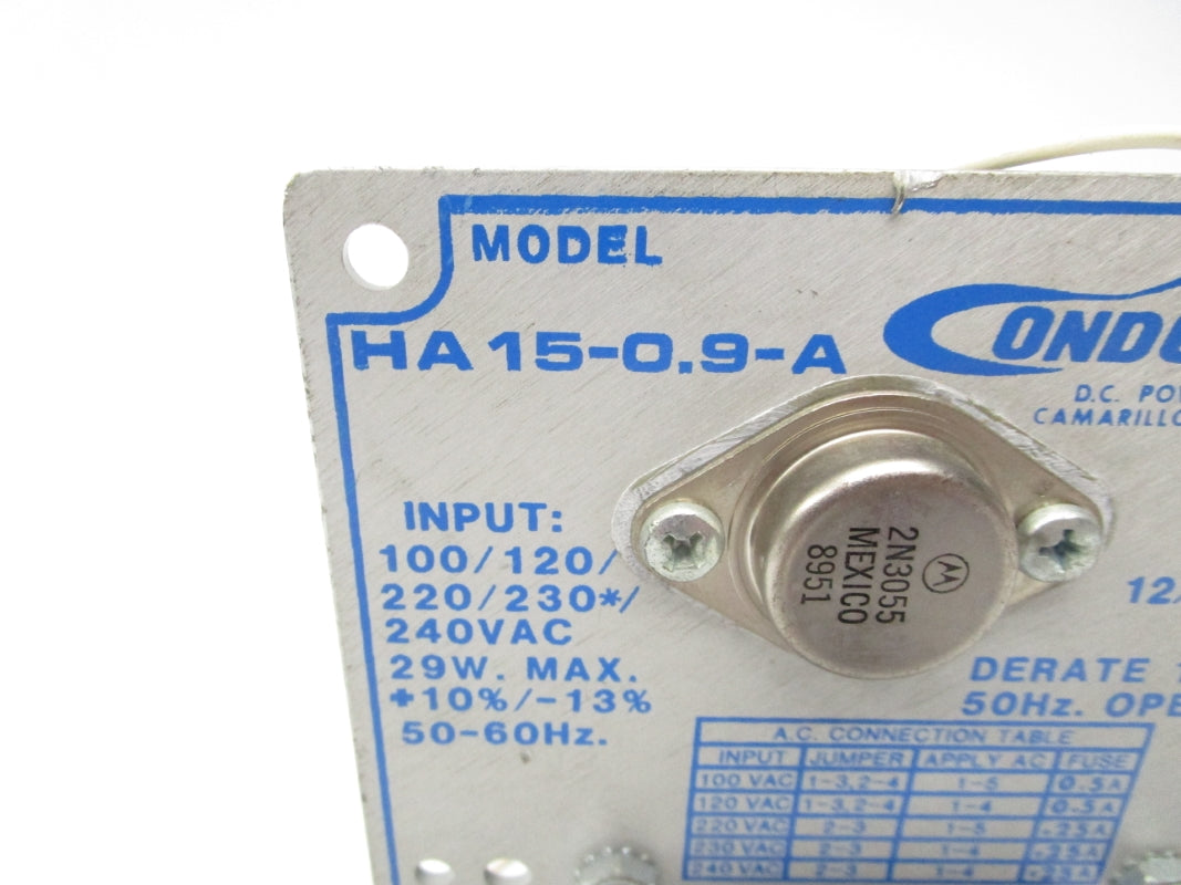CONDOR INC. HA15-0.9-A 240VAC UNMP